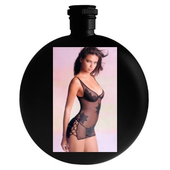 Adriana Lima Round Flask