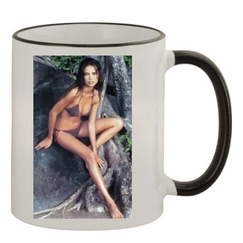 Adriana Lima 11oz Colored Rim & Handle Mug