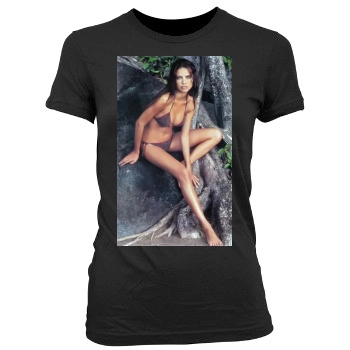 Adriana Lima Women's Junior Cut Crewneck T-Shirt