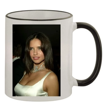 Adriana Lima 11oz Colored Rim & Handle Mug