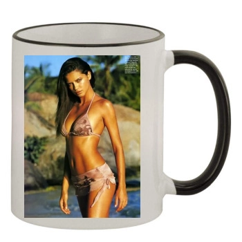 Adriana Lima 11oz Colored Rim & Handle Mug