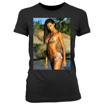 Adriana Lima Women's Junior Cut Crewneck T-Shirt