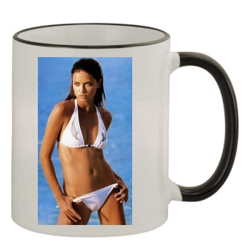 Adriana Lima 11oz Colored Rim & Handle Mug