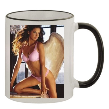 Adriana Lima 11oz Colored Rim & Handle Mug