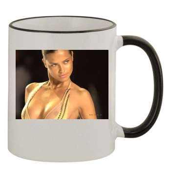 Adriana Lima 11oz Colored Rim & Handle Mug