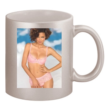 Adriana Lima 11oz Metallic Silver Mug