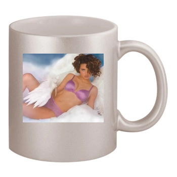 Adriana Lima 11oz Metallic Silver Mug