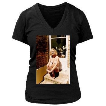 Rosamund Pike Women's Deep V-Neck TShirt