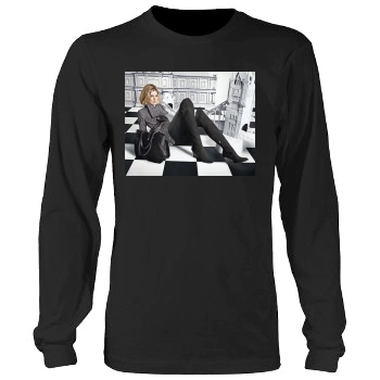 Rosamund Pike Men's Heavy Long Sleeve TShirt