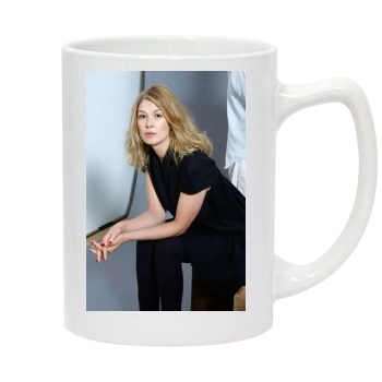 Rosamund Pike 14oz White Statesman Mug