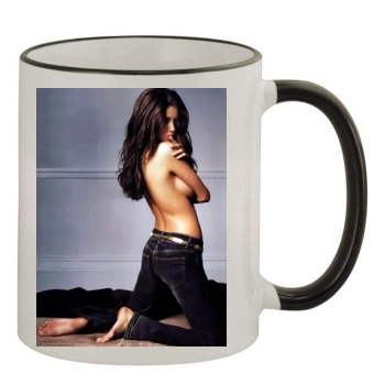 Adriana Lima 11oz Colored Rim & Handle Mug