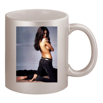 Adriana Lima 11oz Metallic Silver Mug