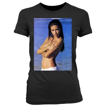 Adriana Lima Women's Junior Cut Crewneck T-Shirt