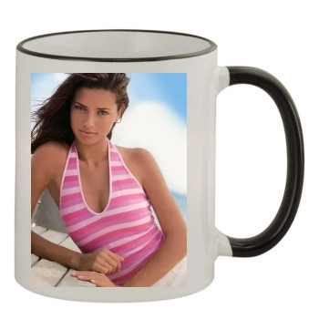 Adriana Lima 11oz Colored Rim & Handle Mug