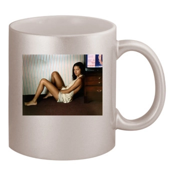 Adriana Lima 11oz Metallic Silver Mug