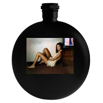 Adriana Lima Round Flask