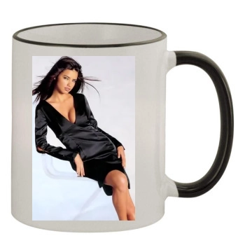 Adriana Lima 11oz Colored Rim & Handle Mug