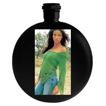 Adriana Lima Round Flask