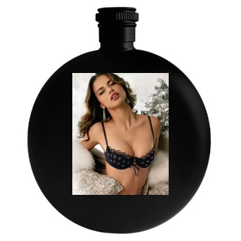 Adriana Lima Round Flask