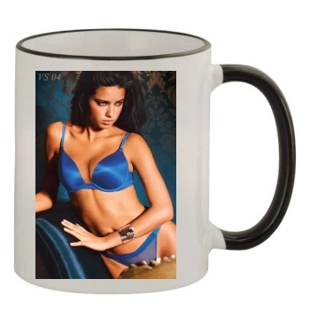 Adriana Lima 11oz Colored Rim & Handle Mug