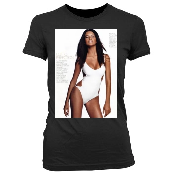 Adriana Lima Women's Junior Cut Crewneck T-Shirt