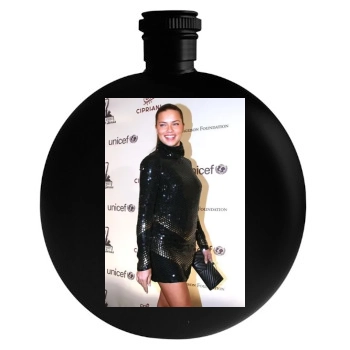 Adriana Lima Round Flask