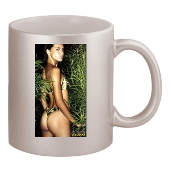 Adriana Lima 11oz Metallic Silver Mug