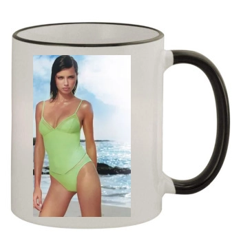 Adriana Lima 11oz Colored Rim & Handle Mug