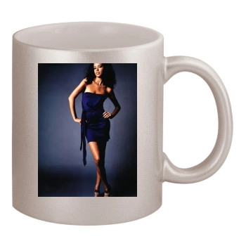 Adriana Lima 11oz Metallic Silver Mug