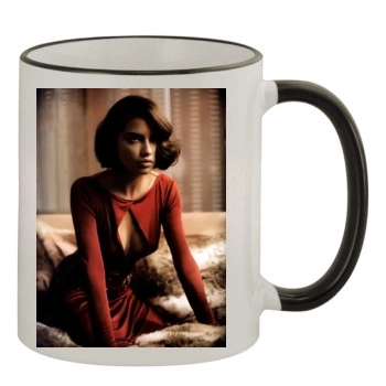 Adriana Lima 11oz Colored Rim & Handle Mug