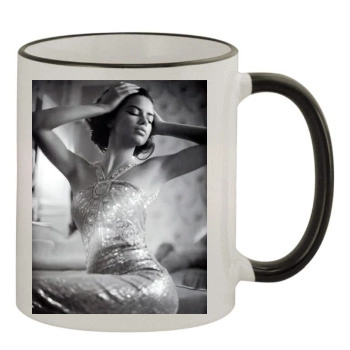 Adriana Lima 11oz Colored Rim & Handle Mug