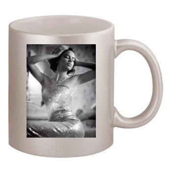 Adriana Lima 11oz Metallic Silver Mug