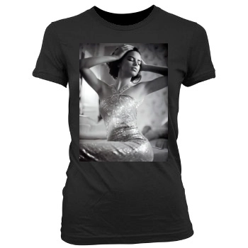 Adriana Lima Women's Junior Cut Crewneck T-Shirt