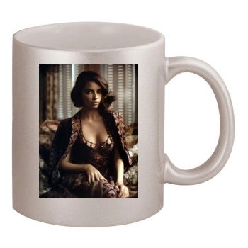 Adriana Lima 11oz Metallic Silver Mug