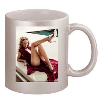 Rosie Huntington-Whiteley 11oz Metallic Silver Mug