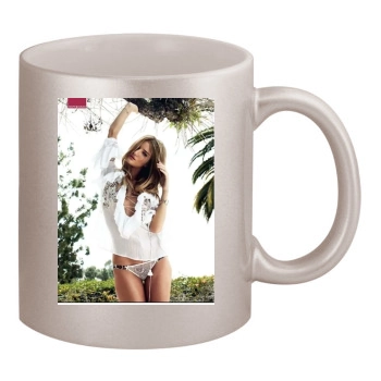 Rosie Huntington-Whiteley 11oz Metallic Silver Mug