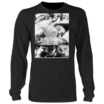 Rosie Huntington-Whiteley Men's Heavy Long Sleeve TShirt