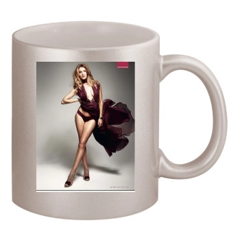 Rosie Huntington-Whiteley 11oz Metallic Silver Mug