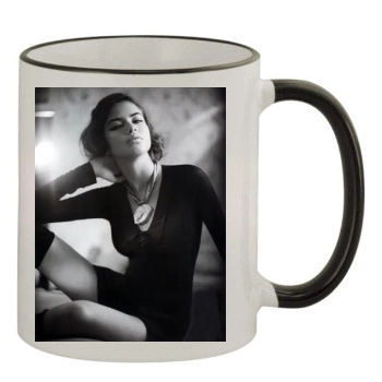 Adriana Lima 11oz Colored Rim & Handle Mug