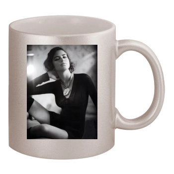 Adriana Lima 11oz Metallic Silver Mug