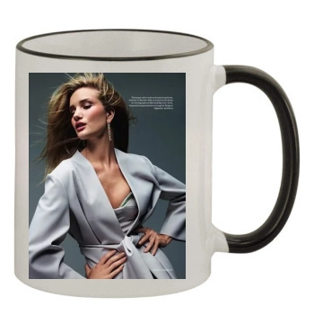 Rosie Huntington-Whiteley 11oz Colored Rim & Handle Mug