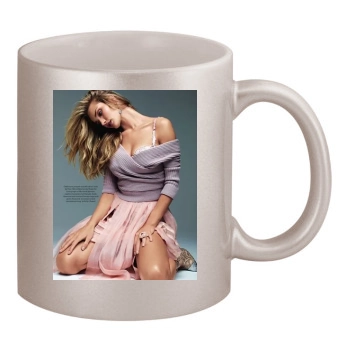 Rosie Huntington-Whiteley 11oz Metallic Silver Mug