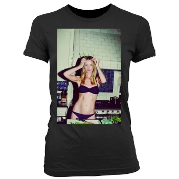 Rosie Huntington-Whiteley Women's Junior Cut Crewneck T-Shirt