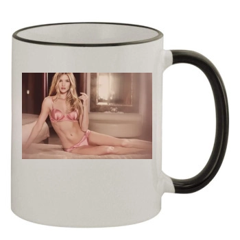 Rosie Huntington-Whiteley 11oz Colored Rim & Handle Mug