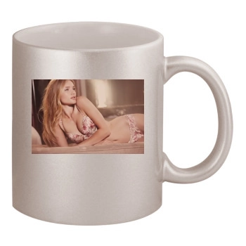 Rosie Huntington-Whiteley 11oz Metallic Silver Mug