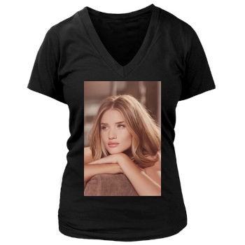 Rosie Huntington-Whiteley Women's Deep V-Neck TShirt