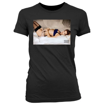 Rosie Huntington-Whiteley Women's Junior Cut Crewneck T-Shirt