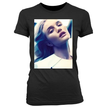 Rosie Huntington-Whiteley Women's Junior Cut Crewneck T-Shirt