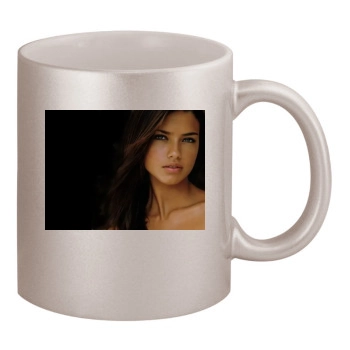 Adriana Lima 11oz Metallic Silver Mug