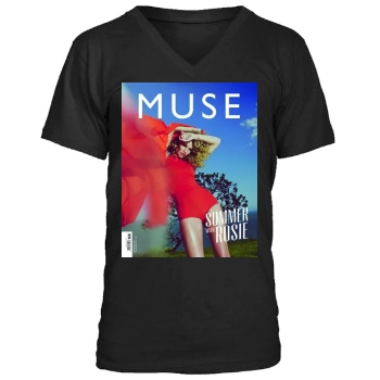 Rosie Huntington-Whiteley Men's V-Neck T-Shirt